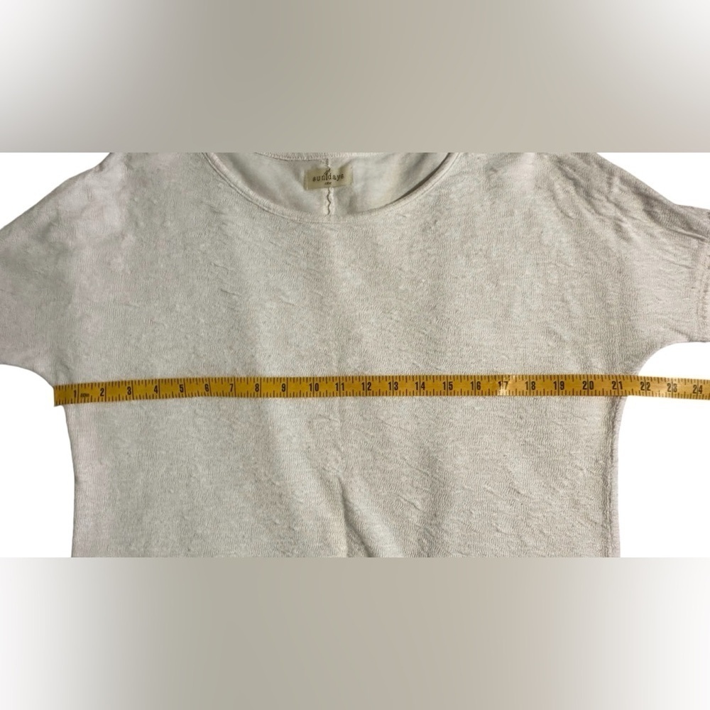 Sundays women’s white pullover top. Possible size L - Picture 9 of 14